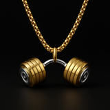 DANIEL | CURVED DUMBBELL NECKLACE