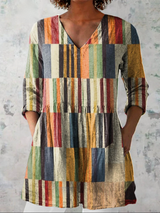 CHLOE | LONG BLOUSE WITH V-NECK