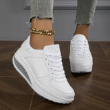 CHLOE | LACE-UP PLATFORM TRAINERS