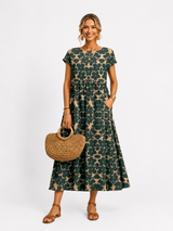 FLORENE | SHORT SLEEVE SUMMER DRESS