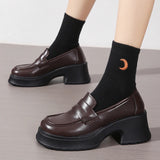 SCARLETT | WOMEN'S PLATFORM MARY JANE LOAFERS