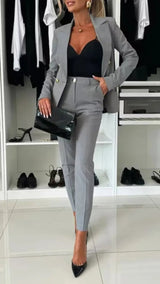 ELENORE | DOUBLE-BREASTED BLAZER SUIT