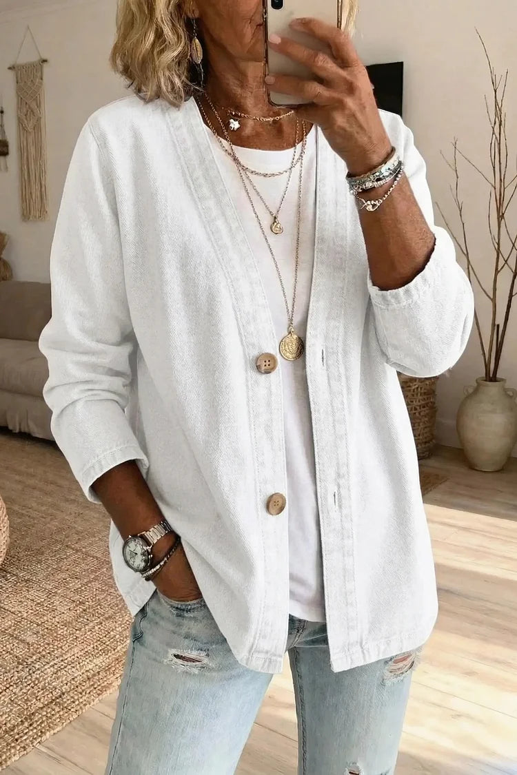 Diana | Women's Relaxed Denim Cardigan