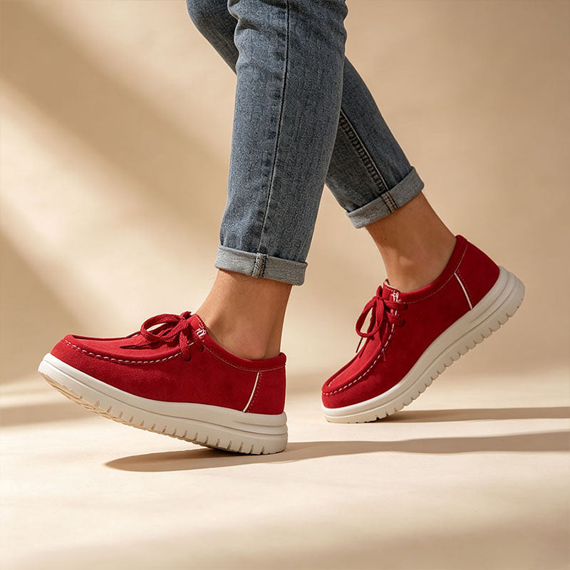 Kelly | Classic Lace-Up Platform Loafers