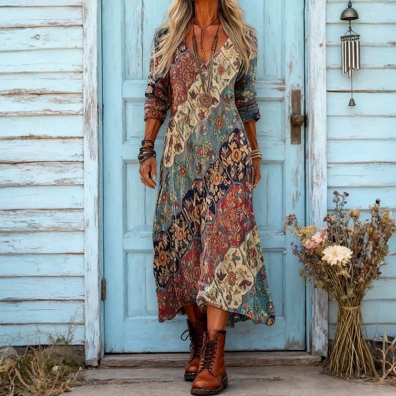 OTTILIE | RELAXED FLOWING MAXI DRESS