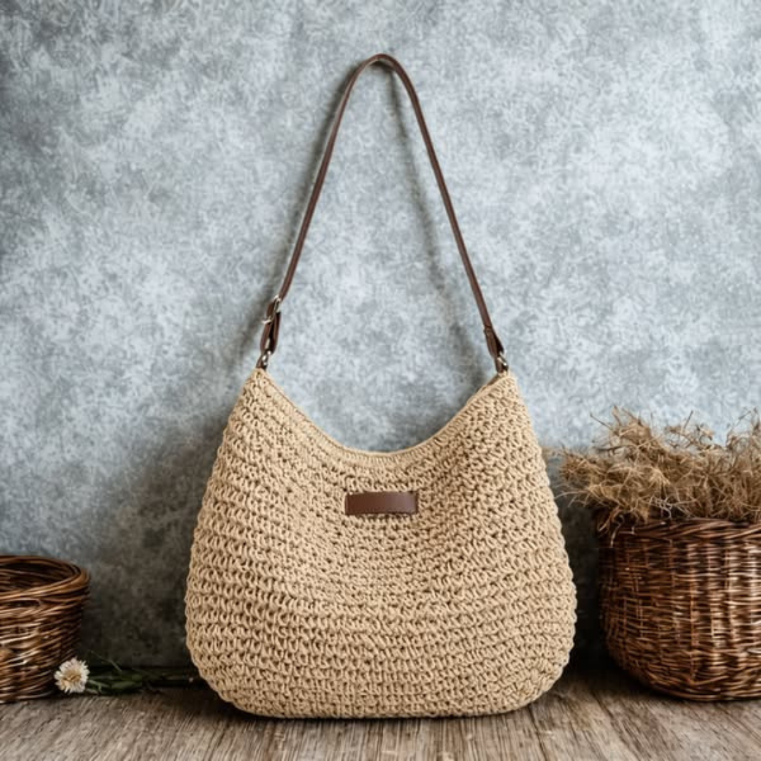 Audrey | Elegant Woven Shoulder Bag