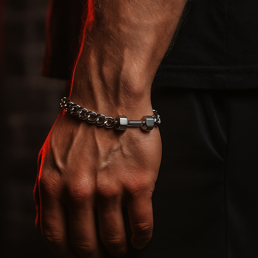 LEWIS | CUBAN DUMBBELL BRACELET