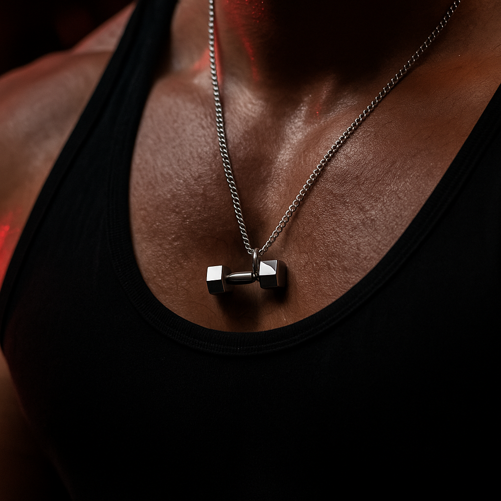 JAMES | DUMBBELL NECKLACE