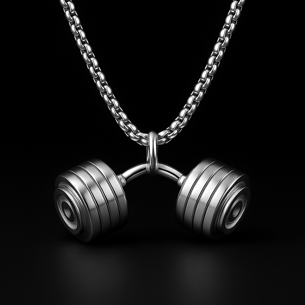 DANIEL | CURVED DUMBBELL NECKLACE