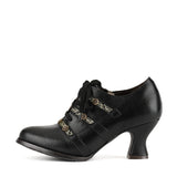 VINTAGE BOHO LACE-UP PUMPS