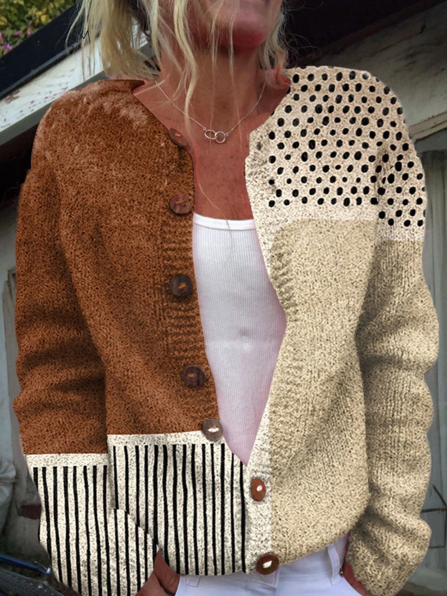 Phoebe | Vintage Knit Cardigan Sweater