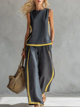 LEILA™ - LINEN TWO PIECE SET