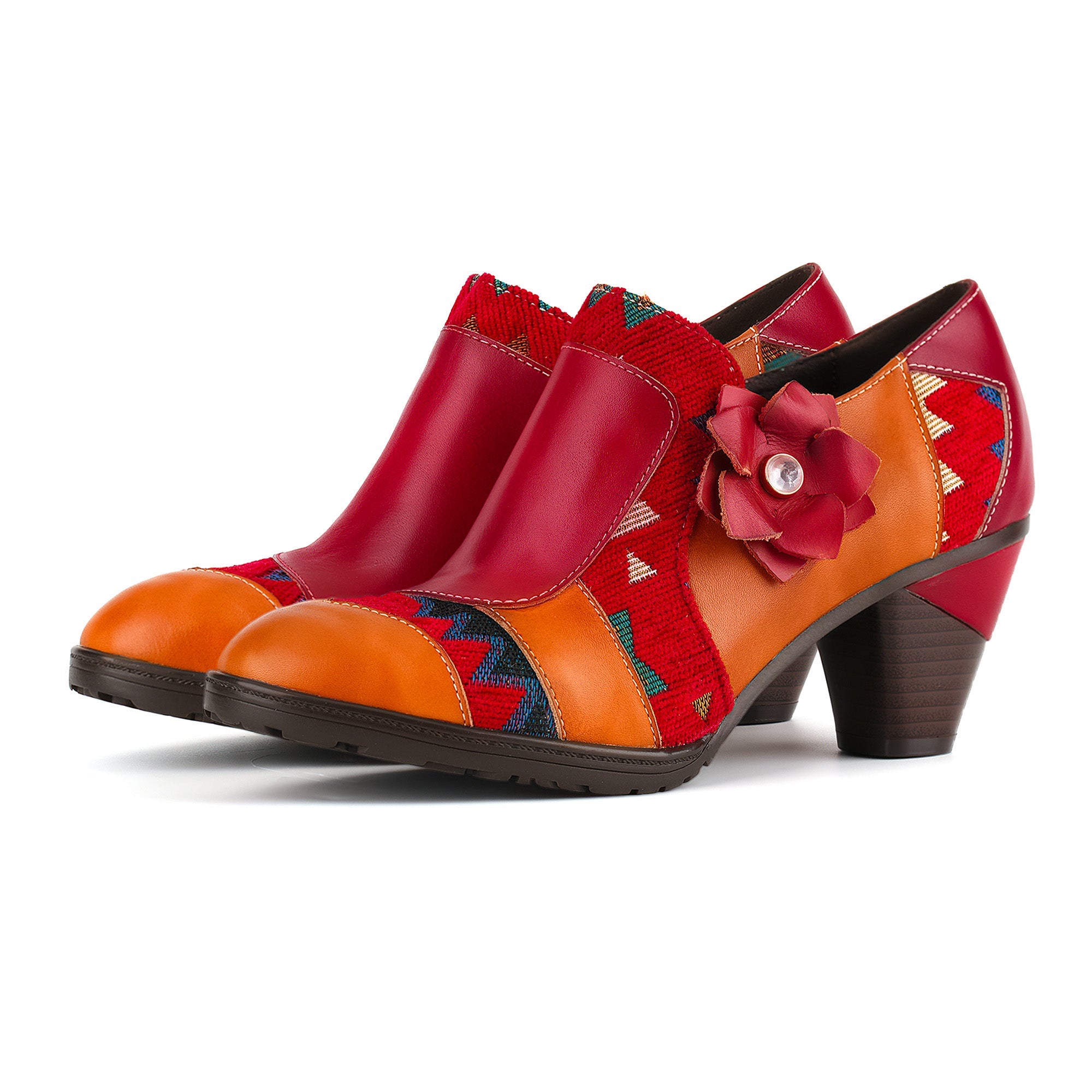 Boho Bloom Patchwork Pump