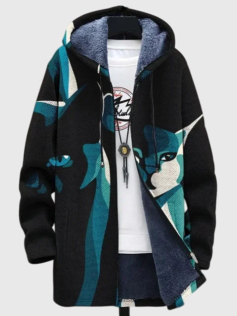 Anna - Jacket with Artistic Print