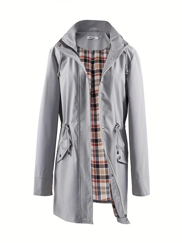 Aimee | Women's Hooded Waterproof Trench Coat