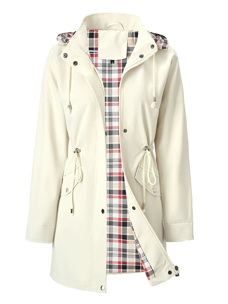 Aimee | Women's Hooded Waterproof Trench Coat