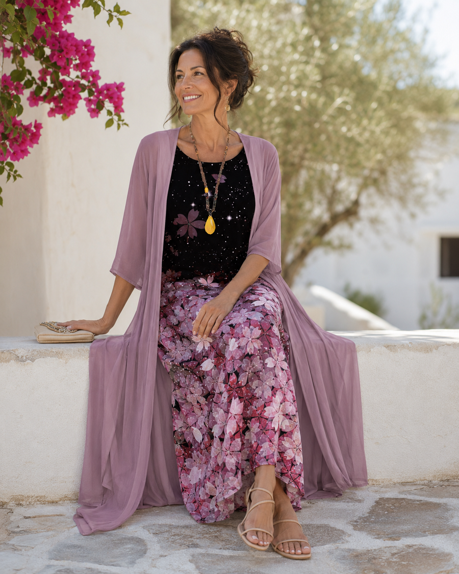 Juliet | Floral Layered Two-Piece Set