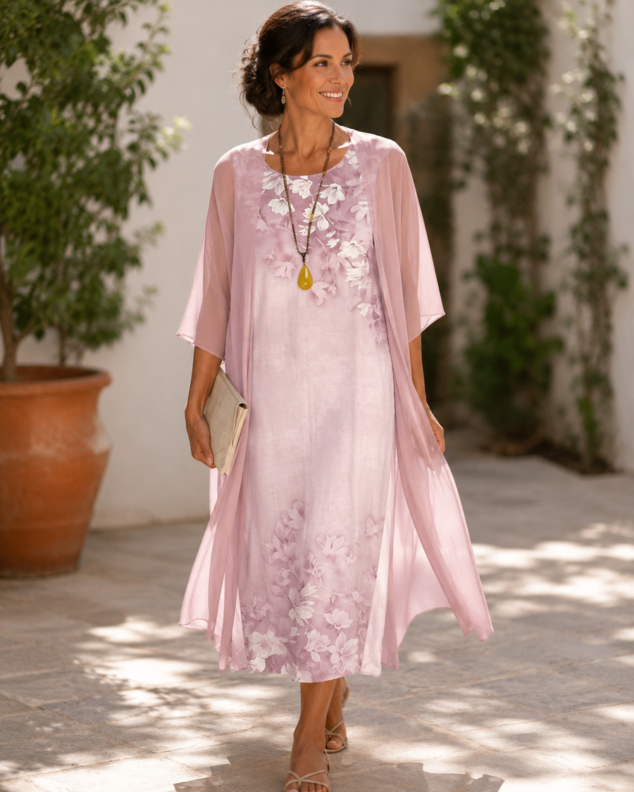 Felicity | Floral Layered Two-Piece Set