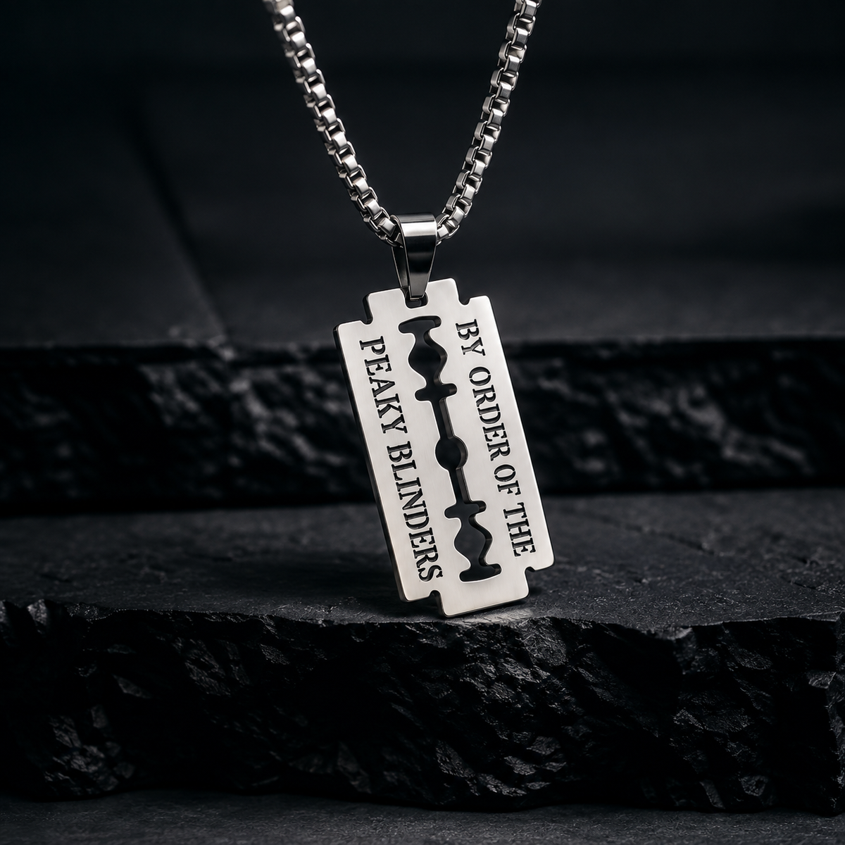 Peaky Razor Necklace