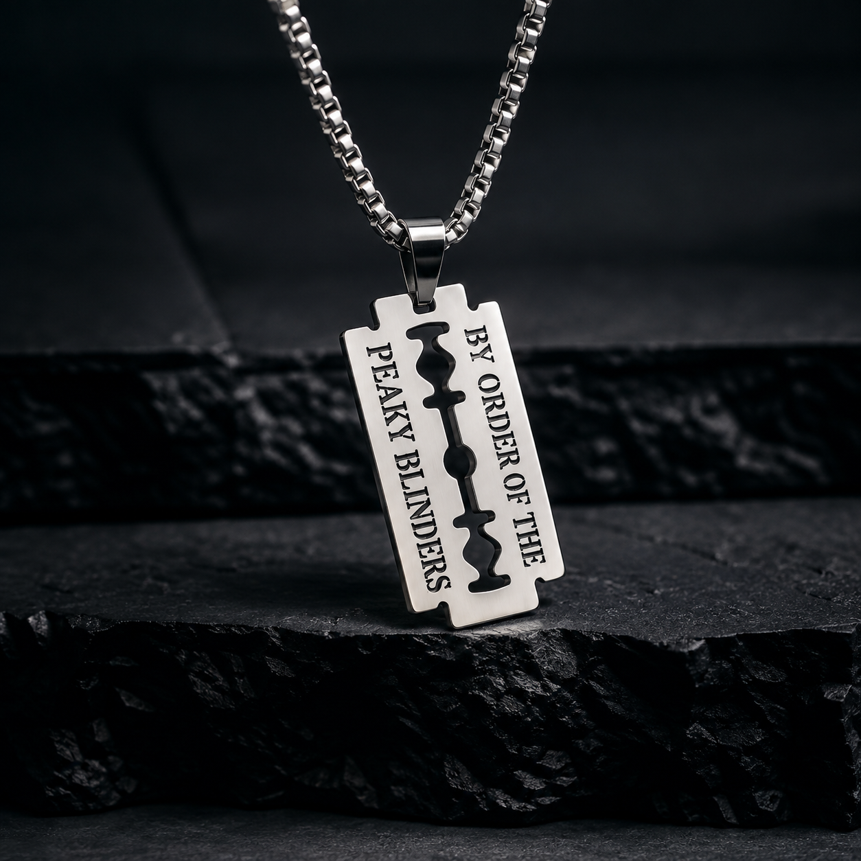 Peaky Razor Necklace