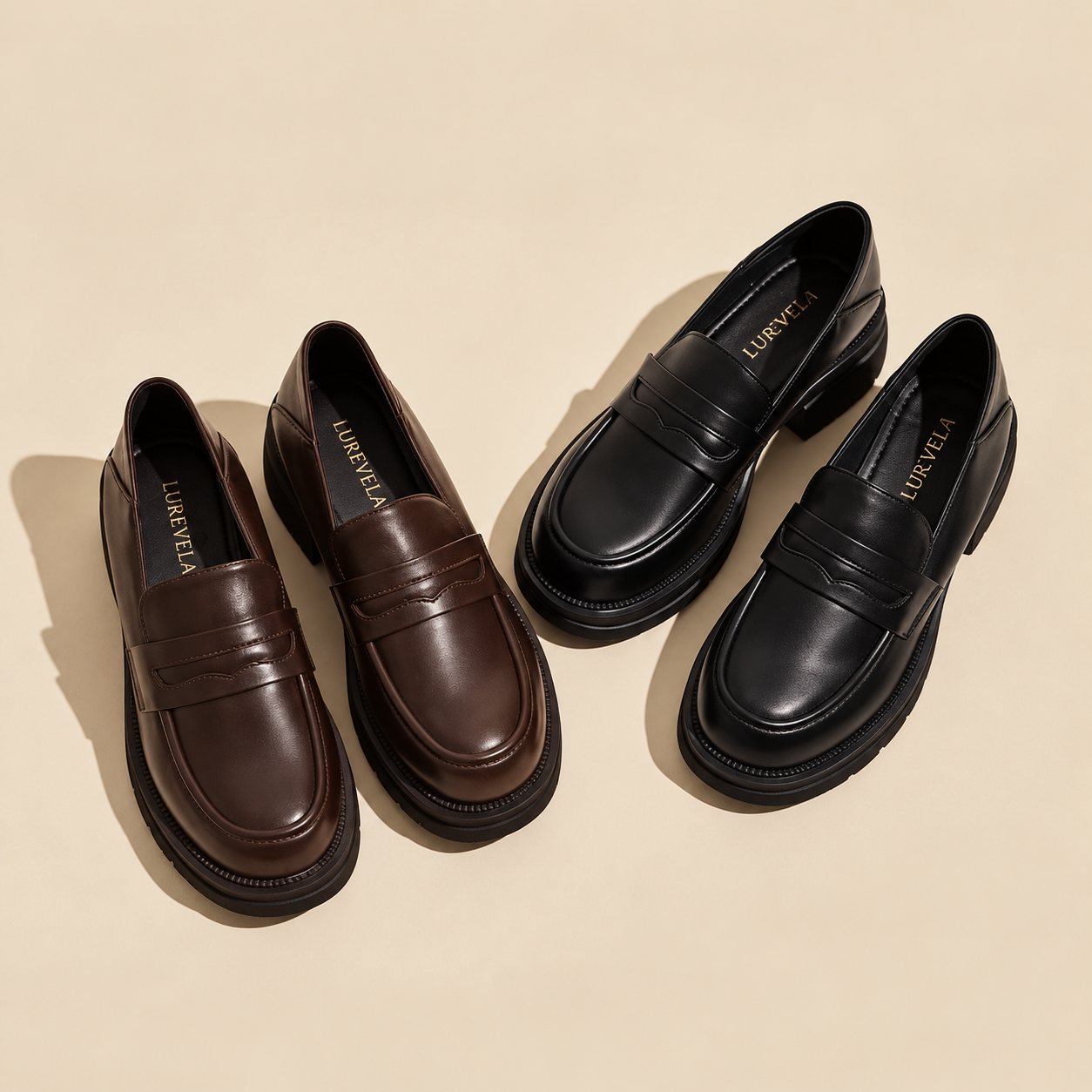 Clara | Classic Leather Loafers