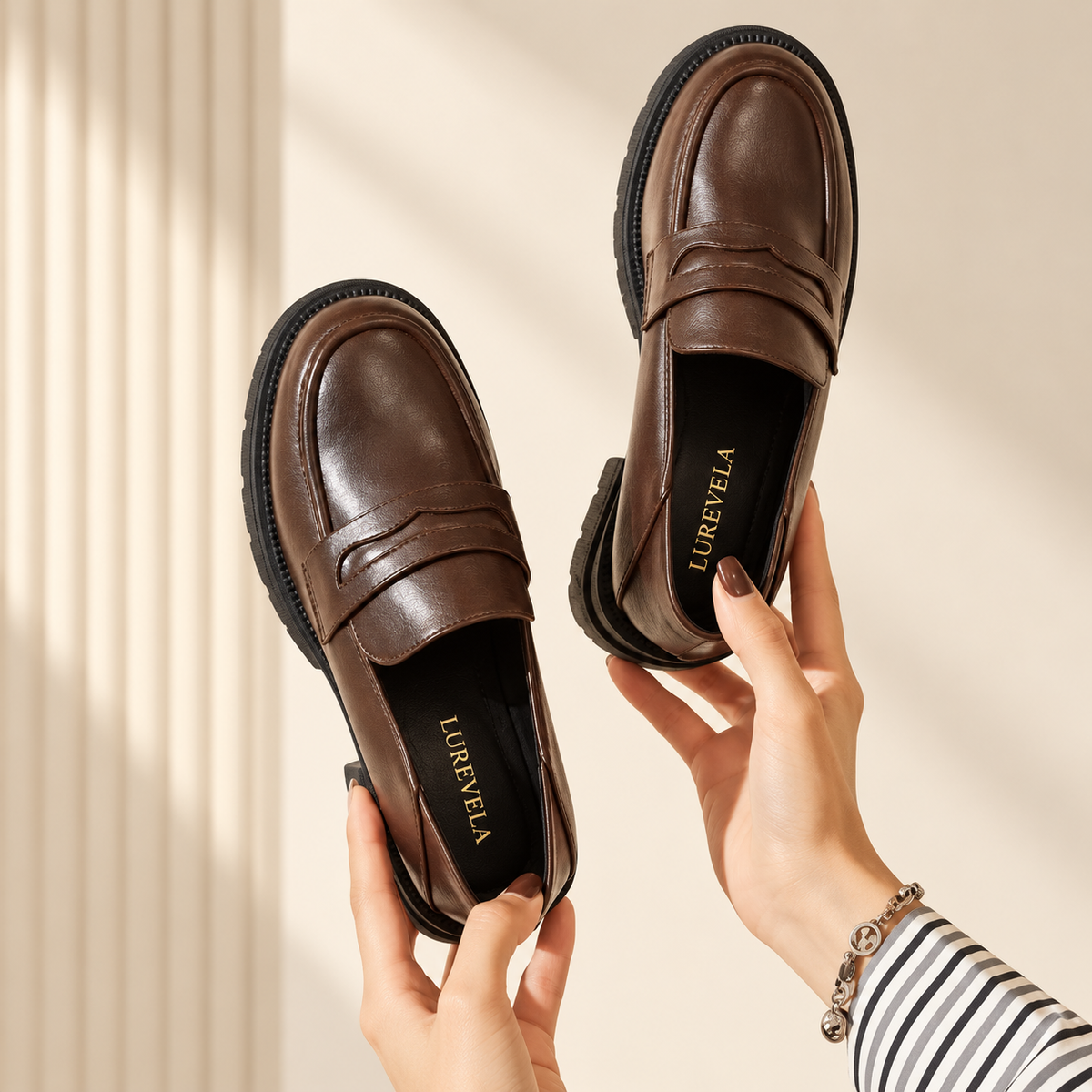 Clara | Classic Leather Loafers