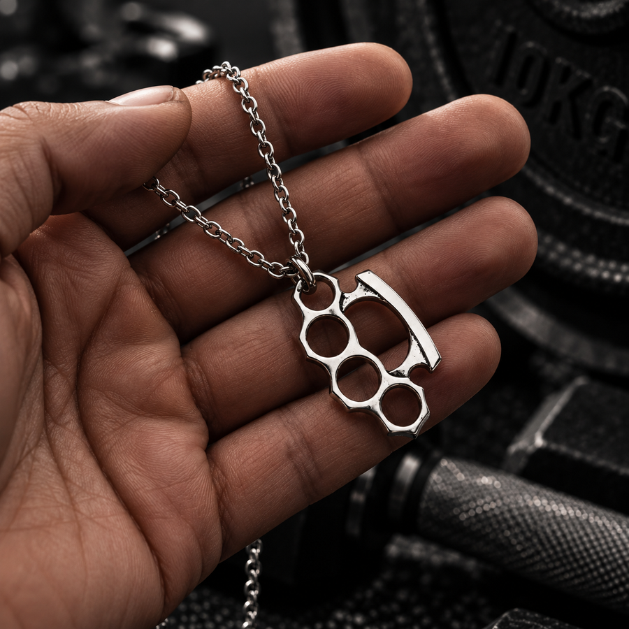 RYAN | KNUCKLE DUSTER PENDANT NECKLACE