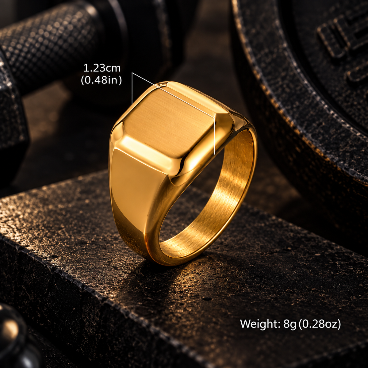 TYLER | SQUARE SIGNET RING