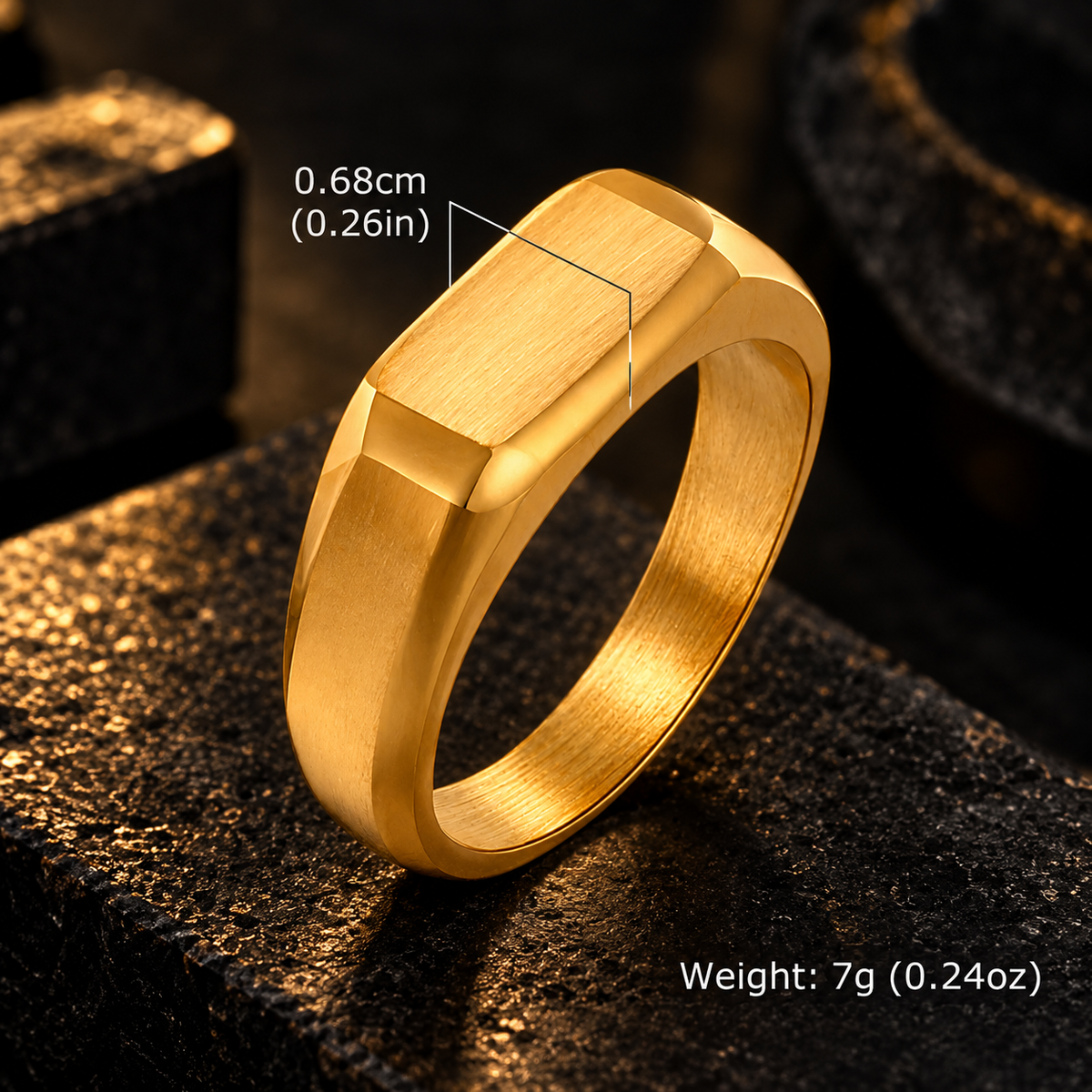 TYLER | SQUARE SIGNET RING