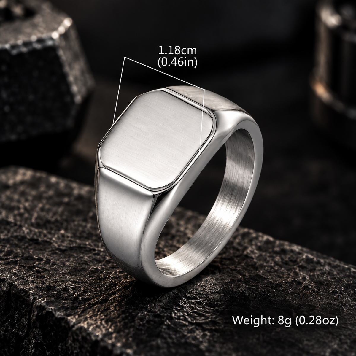 TYLER | SQUARE SIGNET RING