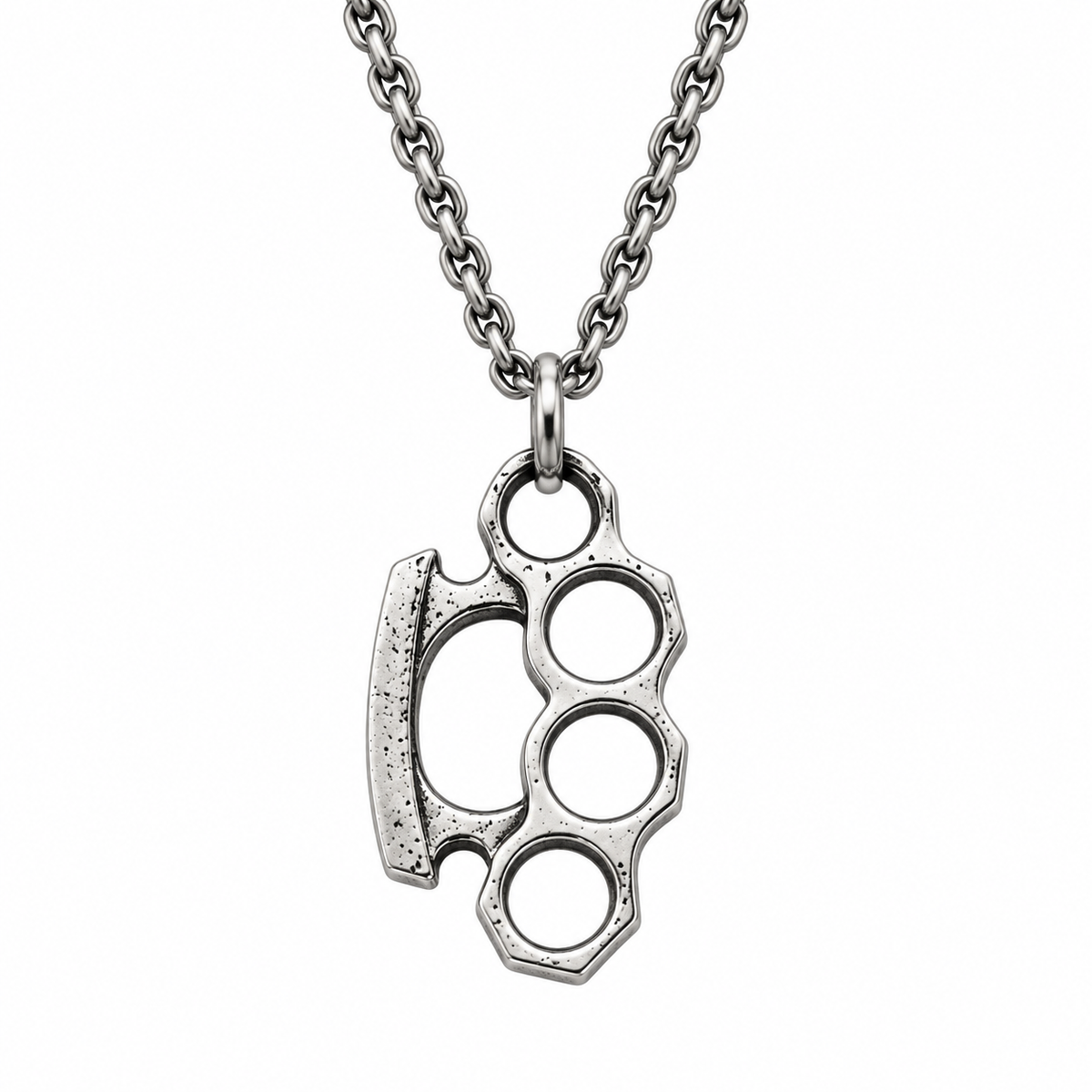 RYAN | KNUCKLE DUSTER PENDANT NECKLACE