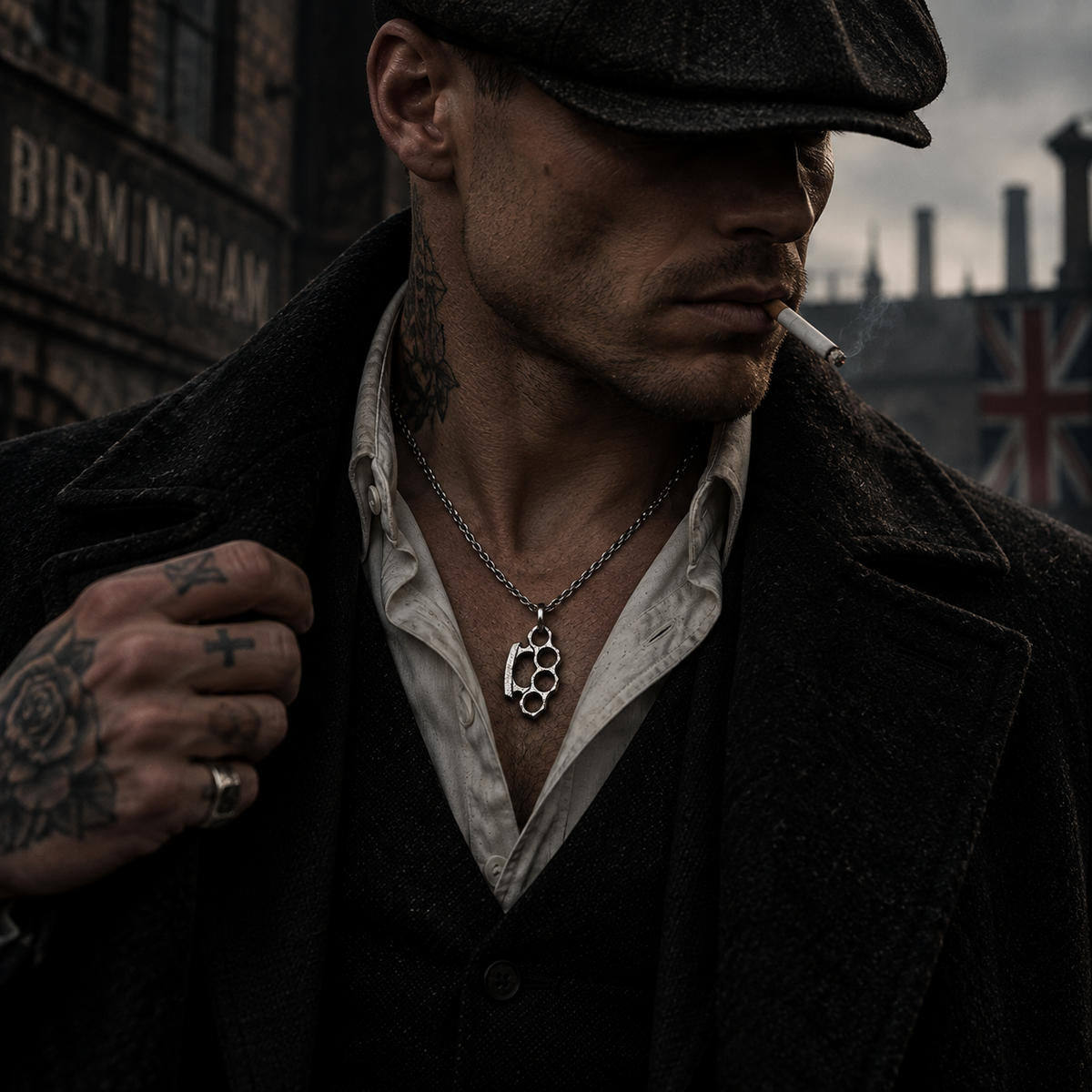 RYAN | KNUCKLE DUSTER PENDANT NECKLACE
