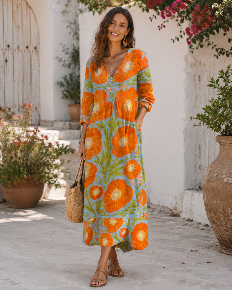 CLAIRE™ - ENCHANTED FLORAL DRESS