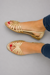 AURÉLIE | GOLDEN SUMMER GLOW SANDALS