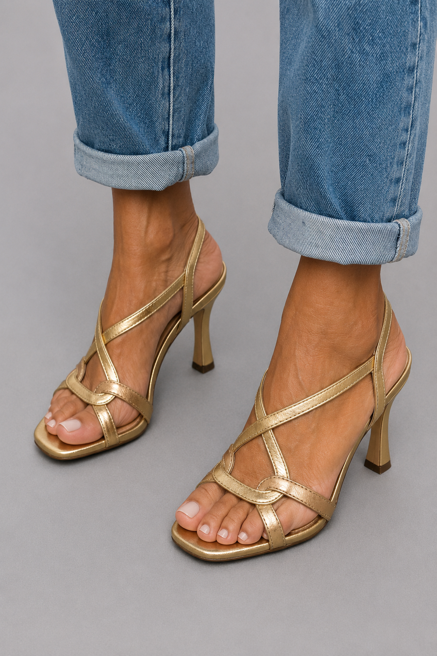 Aurora | Golden Summer Charm Sandals