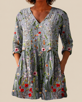 ESME | LONG BLOUSE WITH A STRIKING PRINT