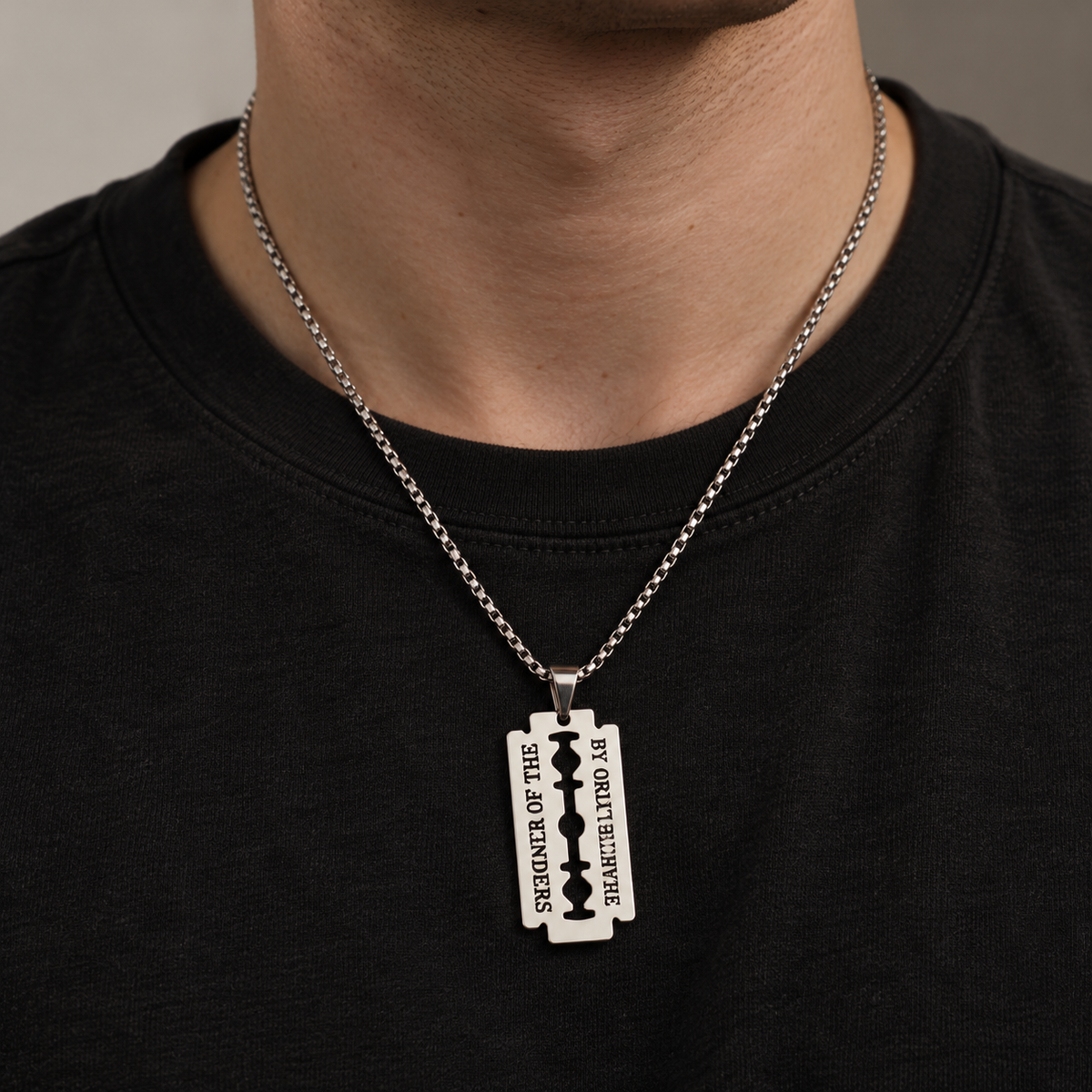 Peaky Razor Necklace