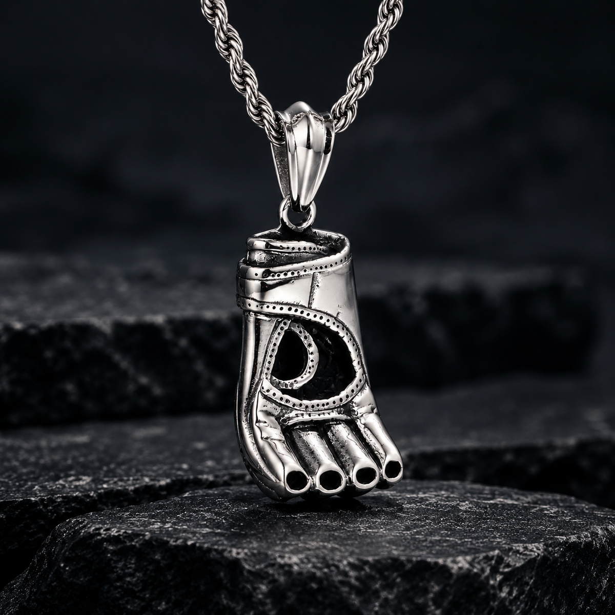 LOGAN | BOXING GLOVES PENDANT NECKLACE