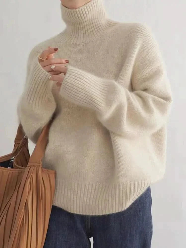 Eliza | Luxe High-Neck Sweater