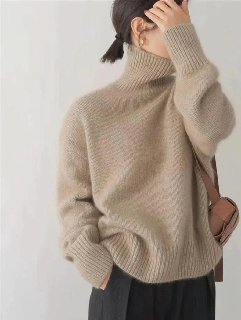 Eliza | Luxe High-Neck Sweater