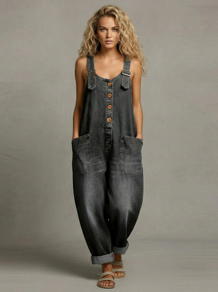 Florence | Relaxed Denim Jumpsuit