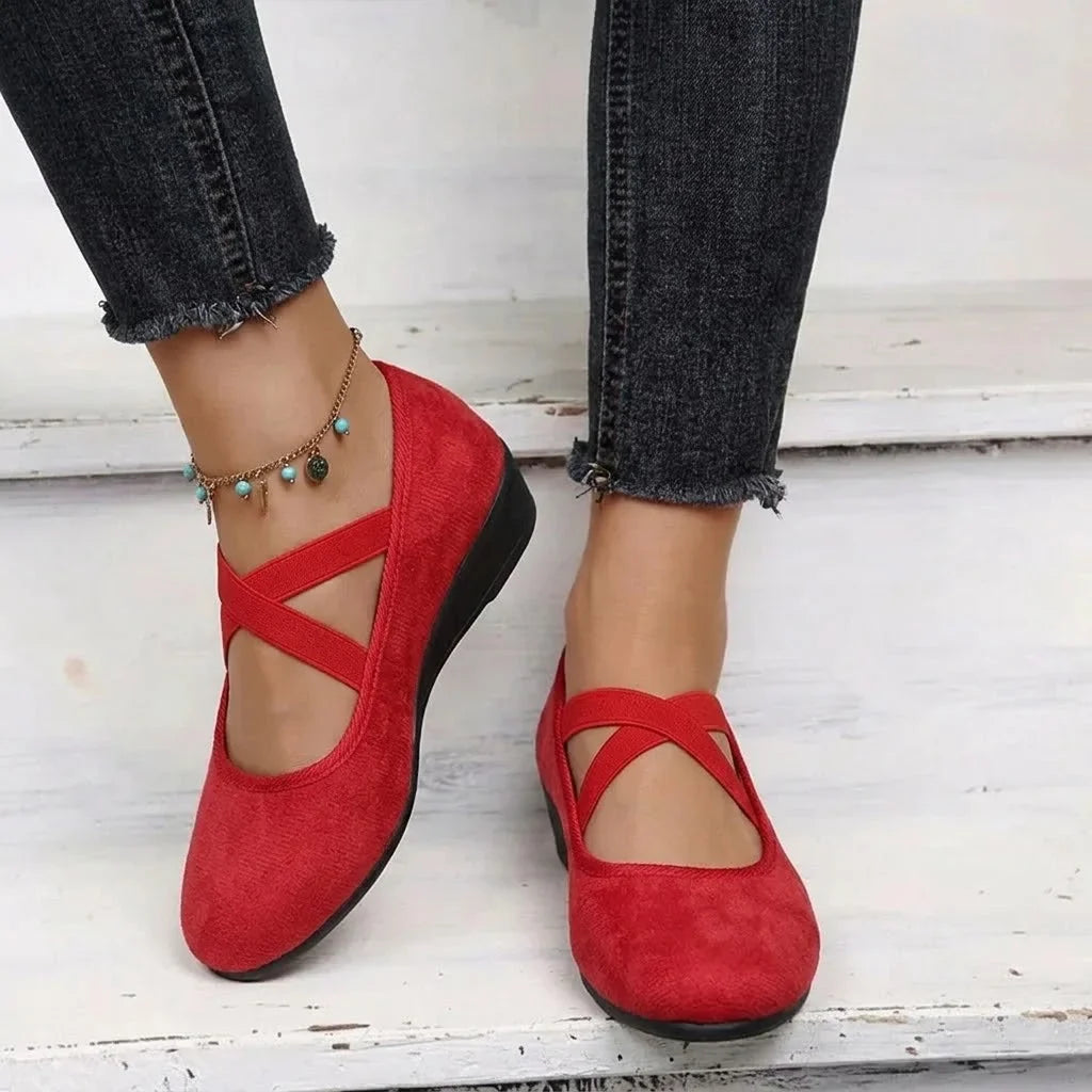 OPHELIA | WOMEN'S LIGHTWEIGHT ORTHOPAEDIC COMFORT FLATS