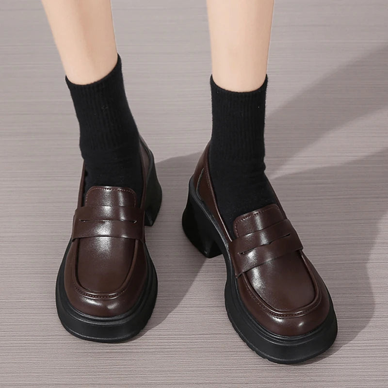 SCARLETT | WOMEN'S PLATFORM MARY JANE LOAFERS