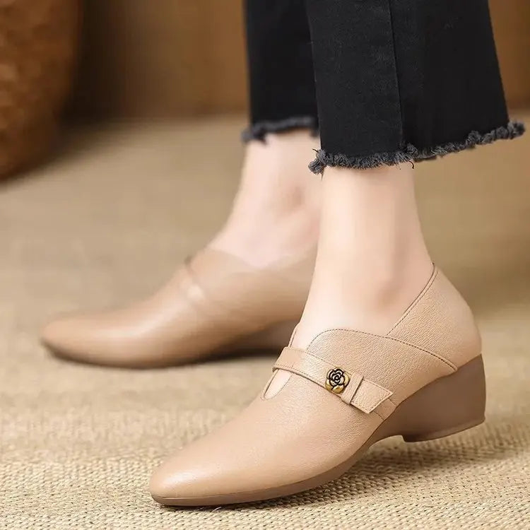 BELLA | GENUINE LEATHER T-STRAP MARY JANE SHOES