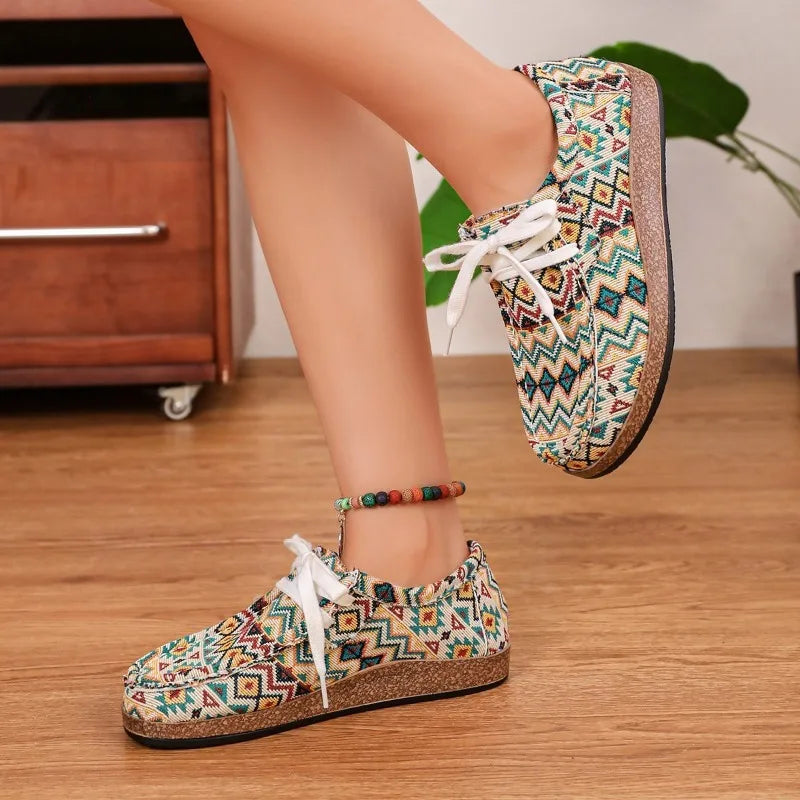 Isla | Orthopedic Patterned Sneakers