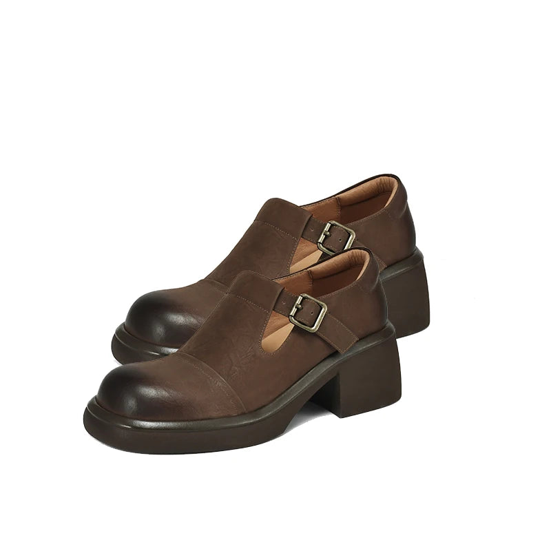 Amelie | Retro Mary Jane Heels