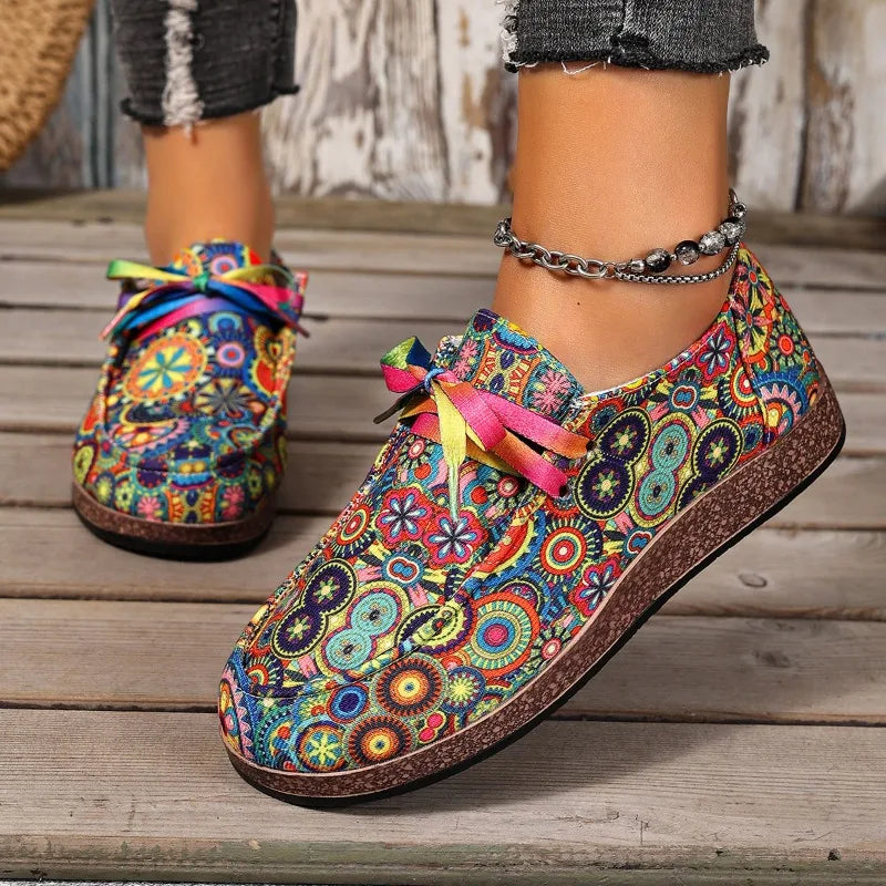 Maya | Vintage Lightweight Low-Top Sneakers