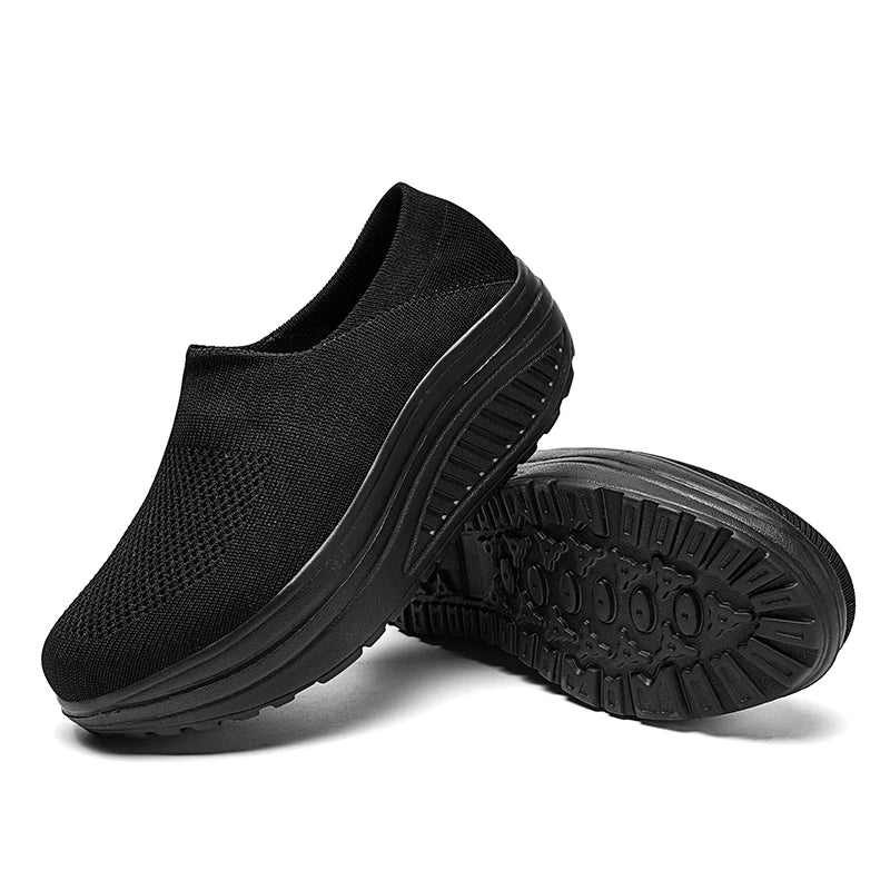 OLIVE | WOMEN'S PLATFORM CASUAL TRAINERS