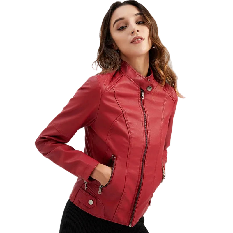 Keira | Women's PU Moto Jacket