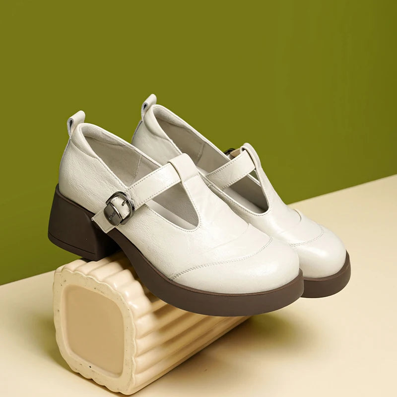 Isla | Chunky Sole Mary Jane Loafers